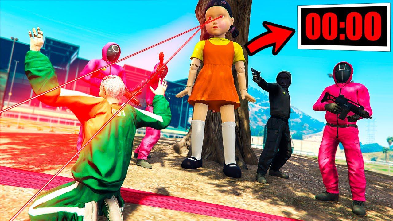 ИГРА В КАЛЬМАРА ТИШЕ ЕДЕШЬ ДАЛЬШЕ БУДЕШЬ ВЫЖИВАНИЕ ГТА 5 МОДЫ! ОБЗОР МОДА в GTA 5 ОНЛАЙН ВИДЕО ИГРЫ смотреть онлайн