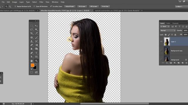 Masking in Photoshop: How to Use Quick Mask in Photoshop cs6 in Hindi смотреть онлайн
