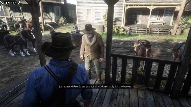Arthur Saves Uncle From a Man in Valentine (All Outcomes) - Red Dead Redemption 2 смотреть онлайн