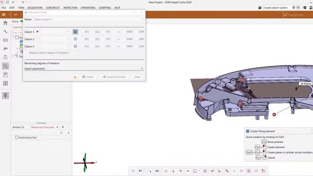 Tech Tip: How to Create Datum Systems with GOM Inspect Suite смотреть онлайн