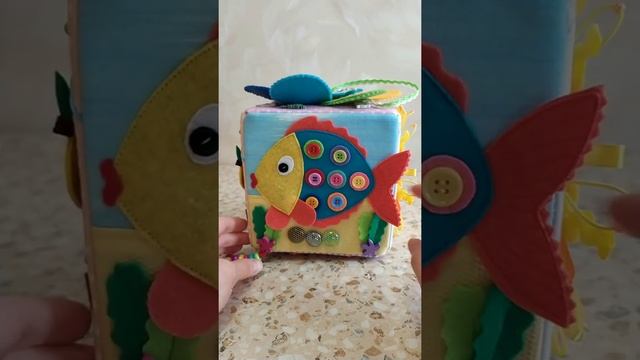 Развивающий кубик из фетра смотреть онлайн