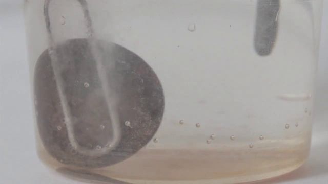 Чистка монет электролизом №1