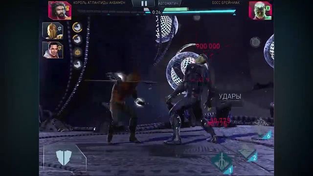 Injustice 2 Mobile - Как бить Брейниака Соло Рейд Rise of Krypton | Boss Brainiac Dead смотреть онлайн