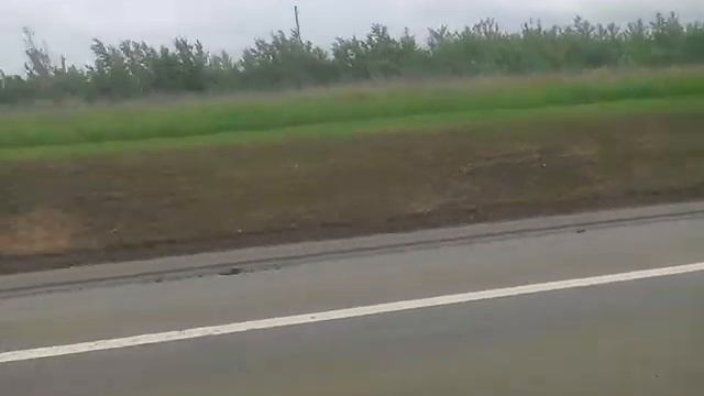 Фура врезалась в дорожную машину с краской