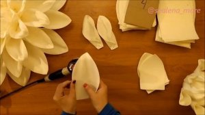 Бесплатный МК Светильник- Георгин из изолона