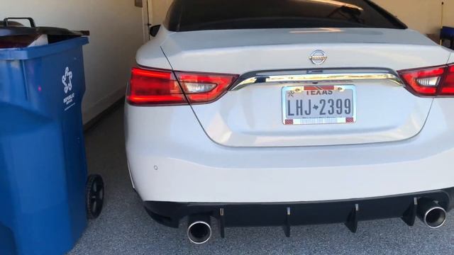 Maxima 2017 Platinum Cold Start - Muffler/Resonator Delete смотреть онлайн