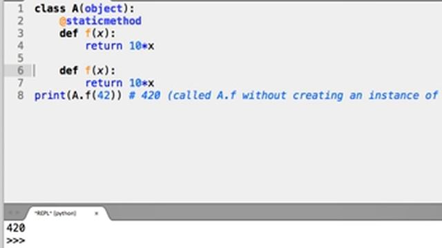 15 112 f15 oop part2 static methods смотреть онлайн