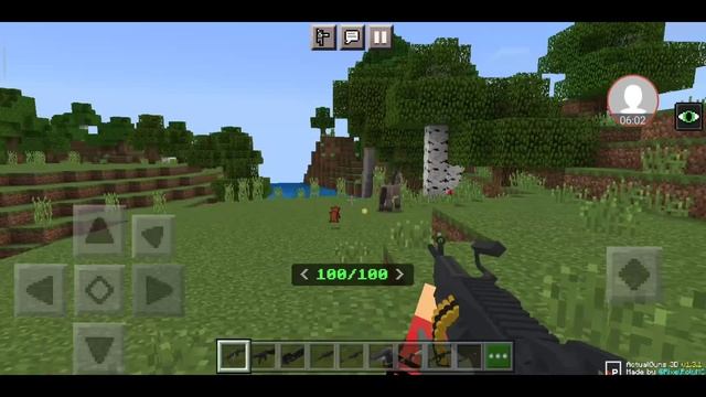 мод на 3д оружие для майнкрафт/обзоры модов майнкрафта пе!!/ смотреть онлайн