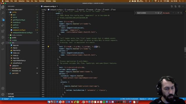 #1 - Perdendo o medo do "eject" do Create React App (de uma vez por todas) смотреть онлайн