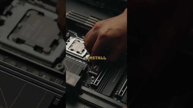 Installing your M.2 drives! #rog #pcbuild #howto смотреть онлайн