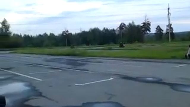 Падение CB-1 на картодроме. CB-1 Crash. Highside. смотреть онлайн
