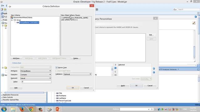 آموزش Oracle ADF 11G R2 - 13 View Objects Section 1 смотреть онлайн