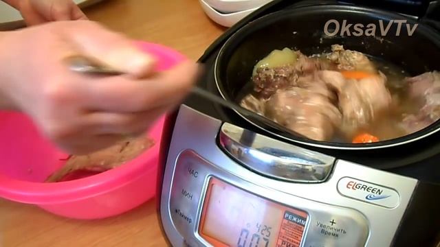 Холодец  в мультиварке. Aspic In The Multivark.