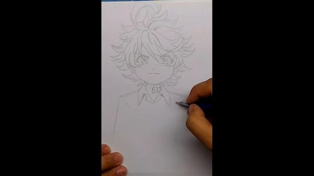 Как нарисовать Эмму из аниме Обещанный Неверленд Yakusoku no Neverland смотреть онлайн