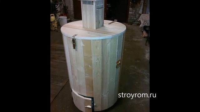Коптильня из бочки - Smokehouse From The Barrel