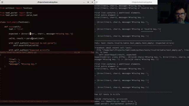 Coding a TOML parser in Python 11 смотреть онлайн