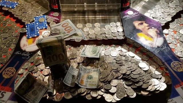 GOLD PARADISE Inside The High Limit Coin Pusher Jackpot WON MONEY ASMR смотреть онлайн