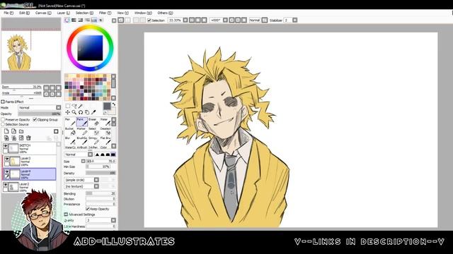 All Might | Hero Academia SPEEDPAINT смотреть онлайн