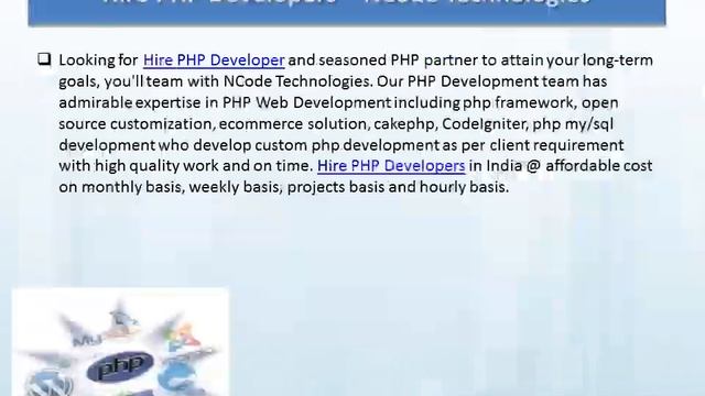 php development india ~ php web development company it's broad worth in enterprise world смотреть онлайн