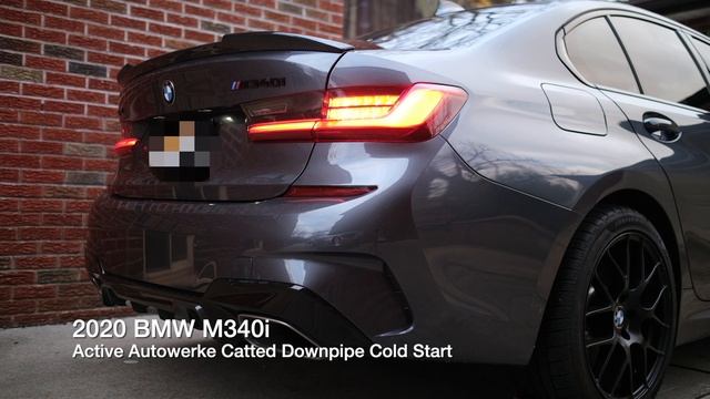2020 G20 BMW M340i Active Autowerke Catted Downpipe