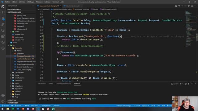 29 - La gestion du cache avec Symfony смотреть онлайн