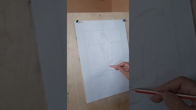 Рисование гипсовой розетки Иманбекова К.Қ смотреть онлайн