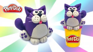 Как слепить Смешного Кота ? Лепка и Поделки для Детей / Play-Doh, Тесто, Пластилин Плей-До