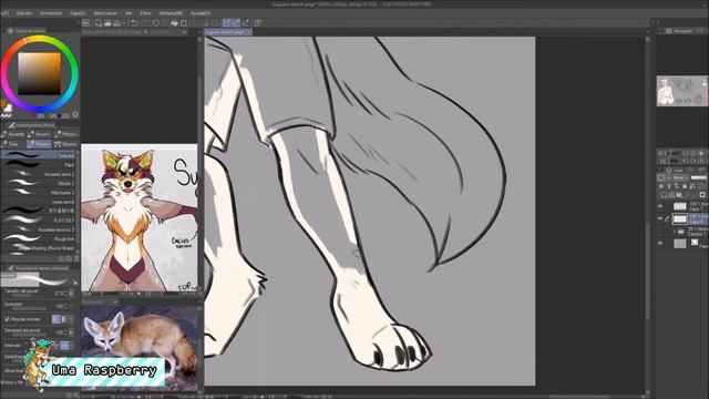 Suguaro Sketchpage - Furry commission speedpaint - Speedpaint смотреть онлайн