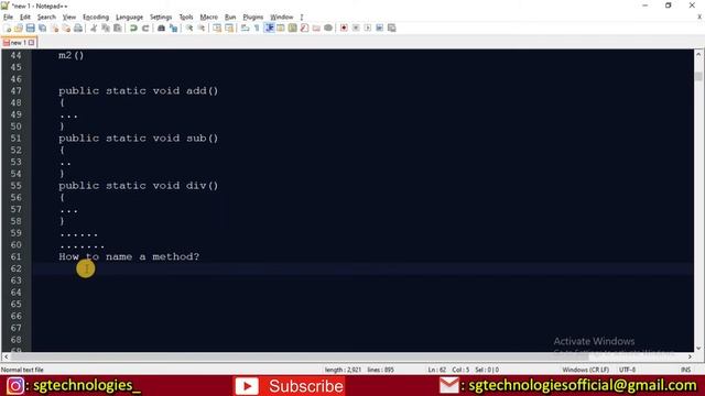 How to name a Method "Core java tutorial for beginners Lecture- 52 in हिंदी" смотреть онлайн
