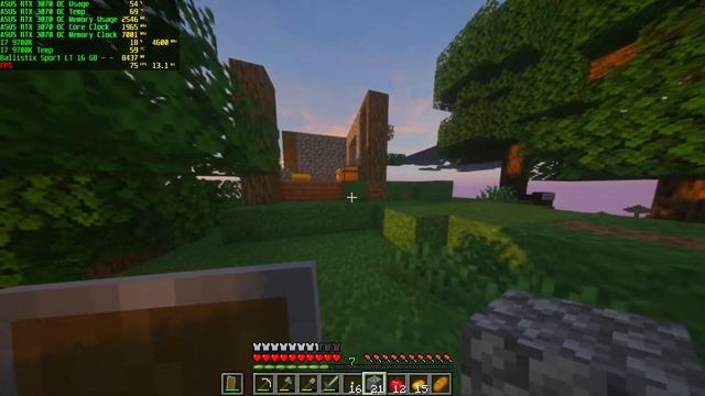 Minecraft RTX / RTX 3070 TUF OC, i7 9700k смотреть онлайн