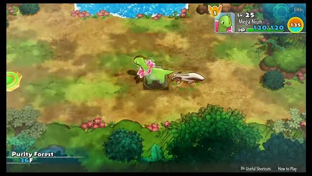 Pokemon Mystery Dungeon DX: Purity Forest 99F (Meganium) смотреть онлайн