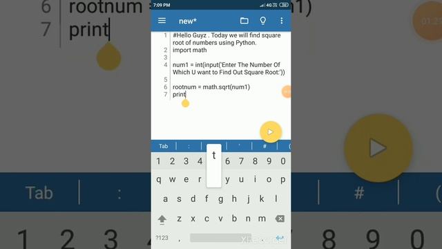 Python Square Root Finder | #pythonmodules смотреть онлайн