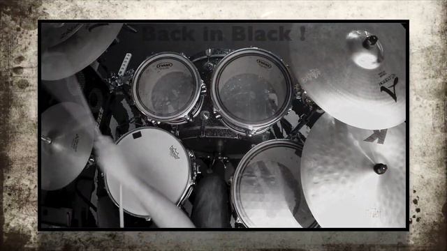 AC/DC Back In Black Cours De Batterie