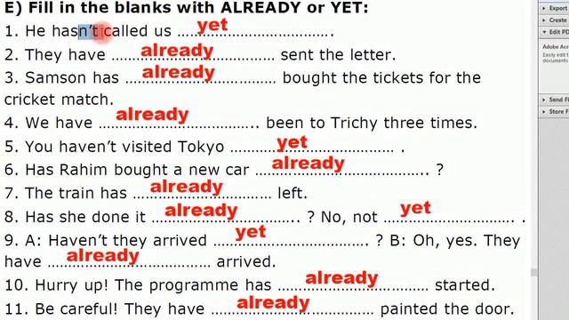 Communicative English - Unit 4 -196 - yet and already| Present Perfect salemsundar смотреть онлайн
