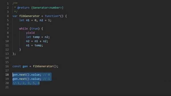 Generate Fibonacci Sequence - Leetcode 2648 - JavaScript 30-Day Challenge