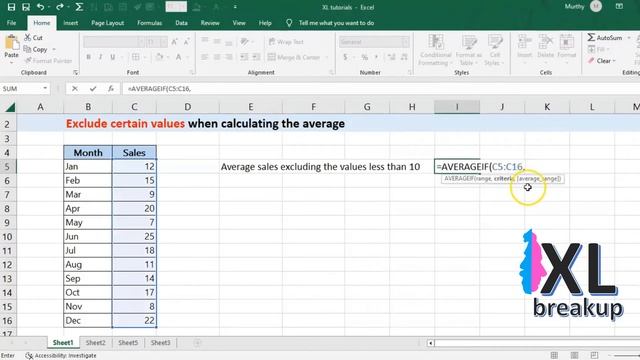 How Do I Exclude certain values when calculating the average in Excel смотреть онлайн