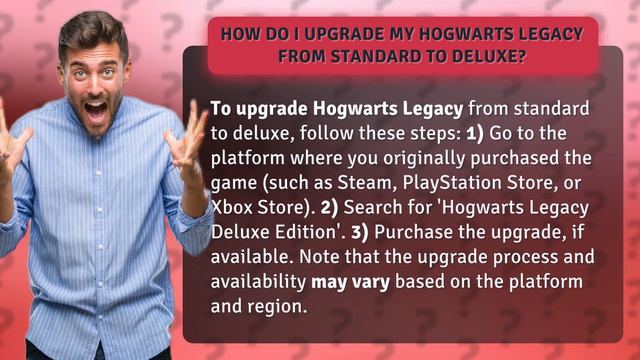 How do I upgrade my Hogwarts Legacy from standard to deluxe? смотреть онлайн