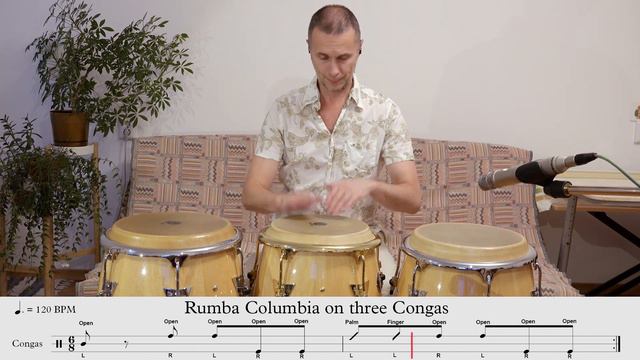How to Play Latin American Rhythms on Conga Drums. A Library of Grooves Part #2. смотреть онлайн