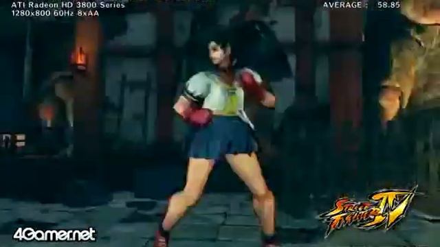 Street Fighter IV Benchmark - Ryu vs Sakura - HD 3870 смотреть онлайн