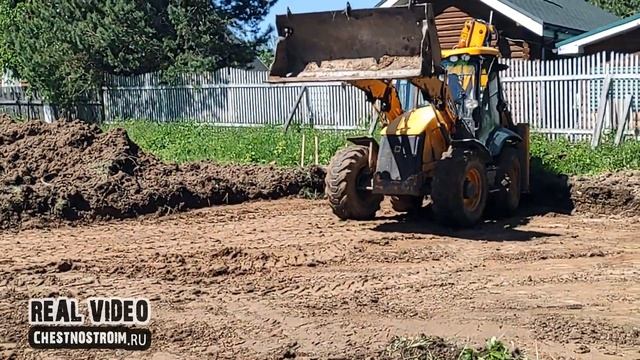 Приступаем к строительству одноэтажного жилого дома (с мансардой) из газоблока в Истринском районе. смотреть онлайн