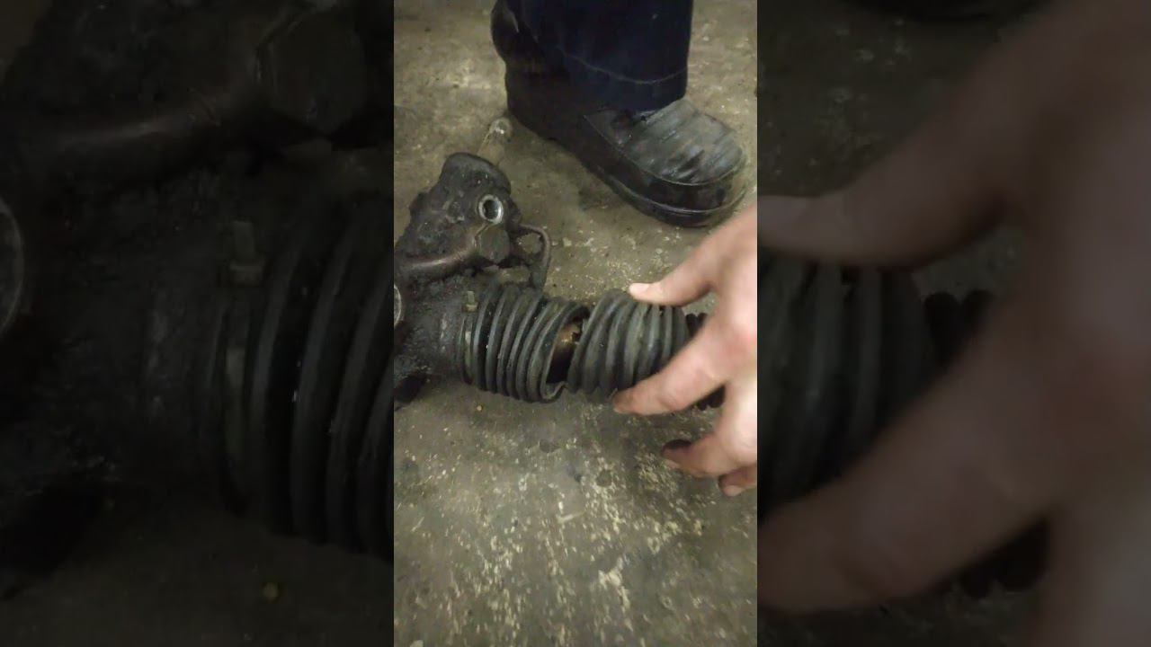 Кроилово с пыльниками, приводит к попаданию на рулевую рейку смотреть онлайн