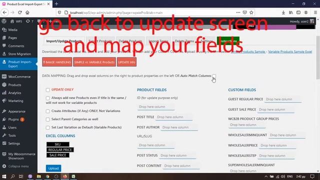 How to update WooCommerce Products by SKU with product importer with Excel смотреть онлайн