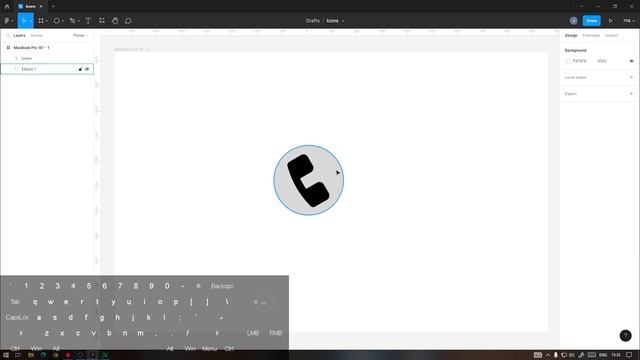 Icon Tutorial 2 0: How to make a Phone/ Call icon using Figma under a min ✔? смотреть онлайн