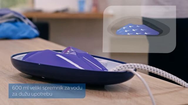 Philips CompactTouch kompaktni aparat za okomito glačanje odjeće parom! смотреть онлайн