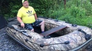 супер мощная и широкая лодка ПВХ