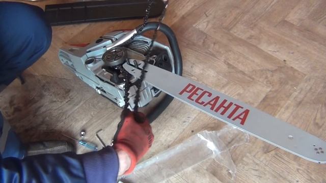 Распаковка бензопилы ресанта смотреть онлайн