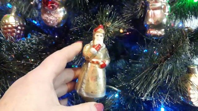 Крутая новогодняя ёлка в стиле☆СССР☆. Старинные новогодние игрушки. смотреть онлайн