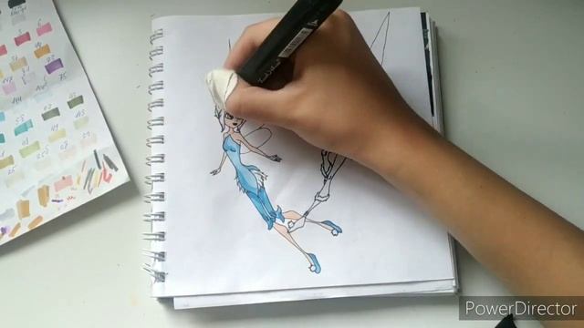 Speeddraw | Феи Тайна зимнего леса | Динь Динь и Незабудка