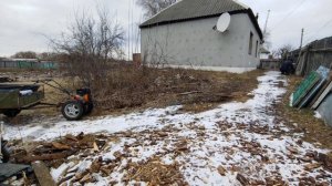 Лебёдка на мотоблок очень просто своими руками