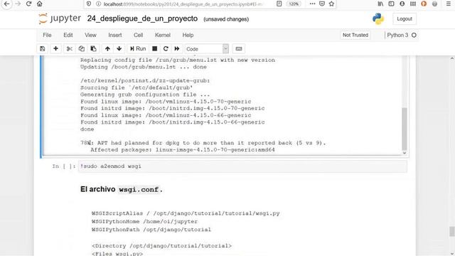 py201 Introducción a Django 191115 Despiegue de un proyecto de Django en un servidor LAMP. смотреть онлайн